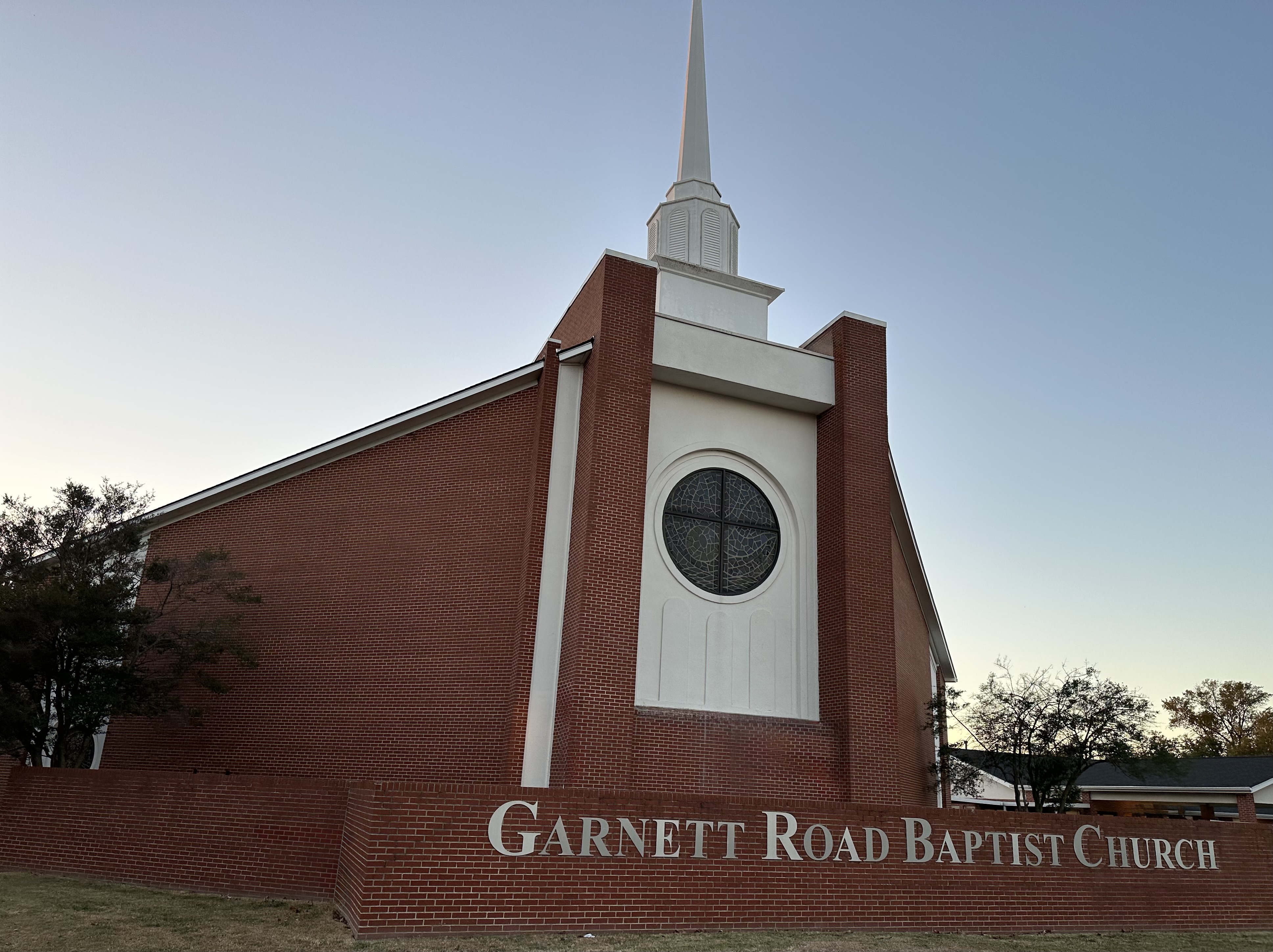 Garnett Road Baptist Church, seen from the front